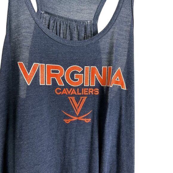 Virginia Cavaliers, UVA, Women's Flowy Racerback Tank Top By Bella+Canvas, Large - Picture 2 of 6